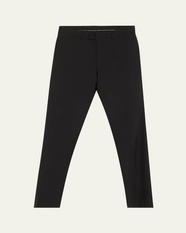 Double Suit Tapered Wool Pants
